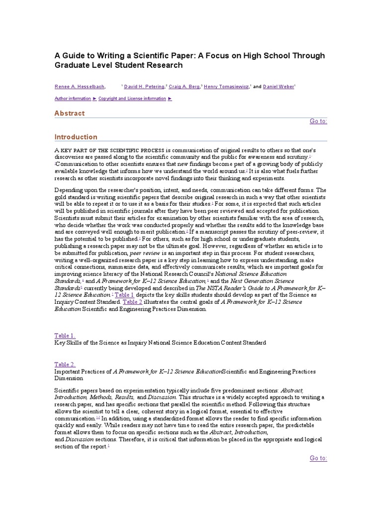 a-guide-to-writing-a-scientific-paper-pdf-experiment-science