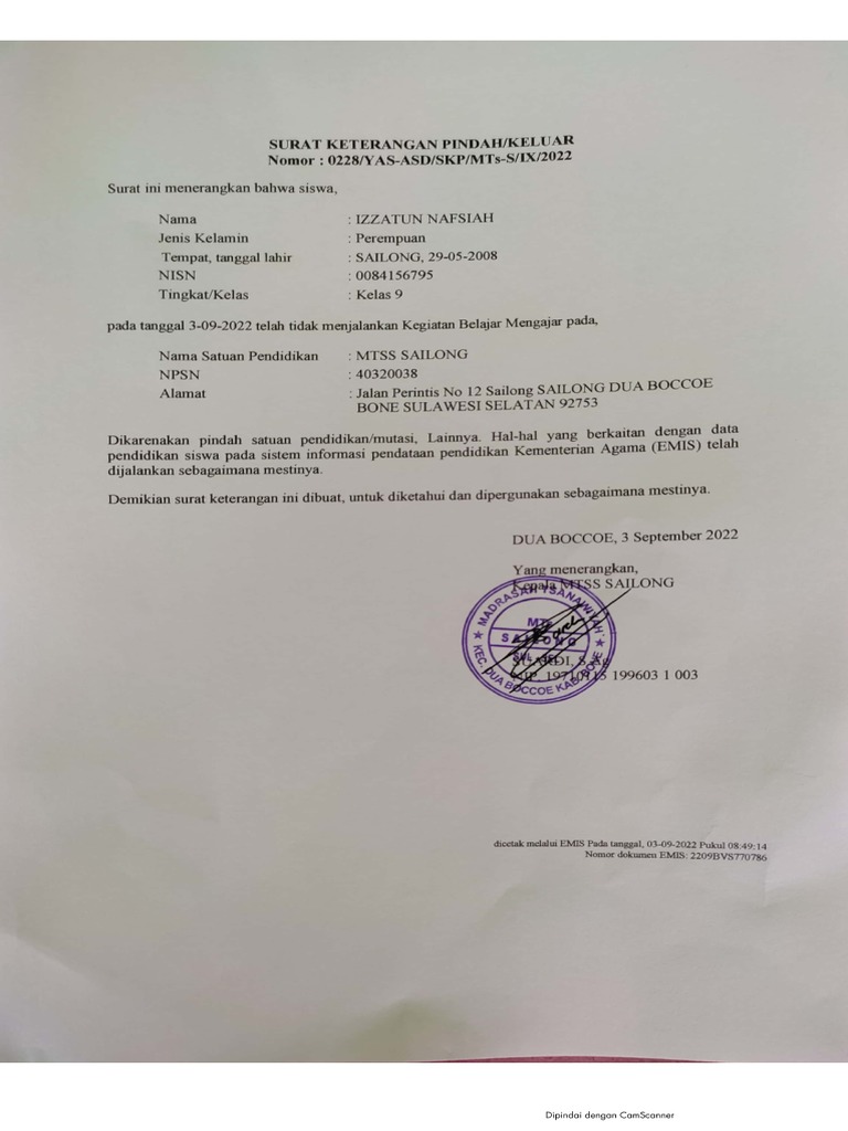 Nomor Dokumen Emis Pdf