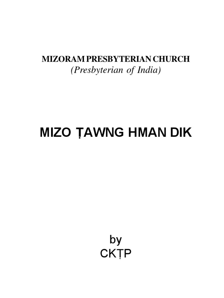 Mizo Tawng Hman Dik Pdf