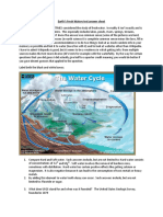 Earth's Fresh Waters Test Sheet