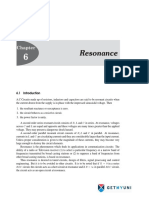 Resonance Circuit Analysis