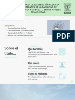 Efecto de La Atención Plena para Disminuir La Ansiedad en Estudiantes Universitarios.