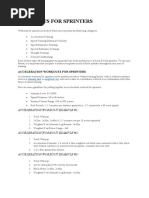 Long and Triple Jump Training Plan | PDF | Flexibility (Anatomy) | Knee