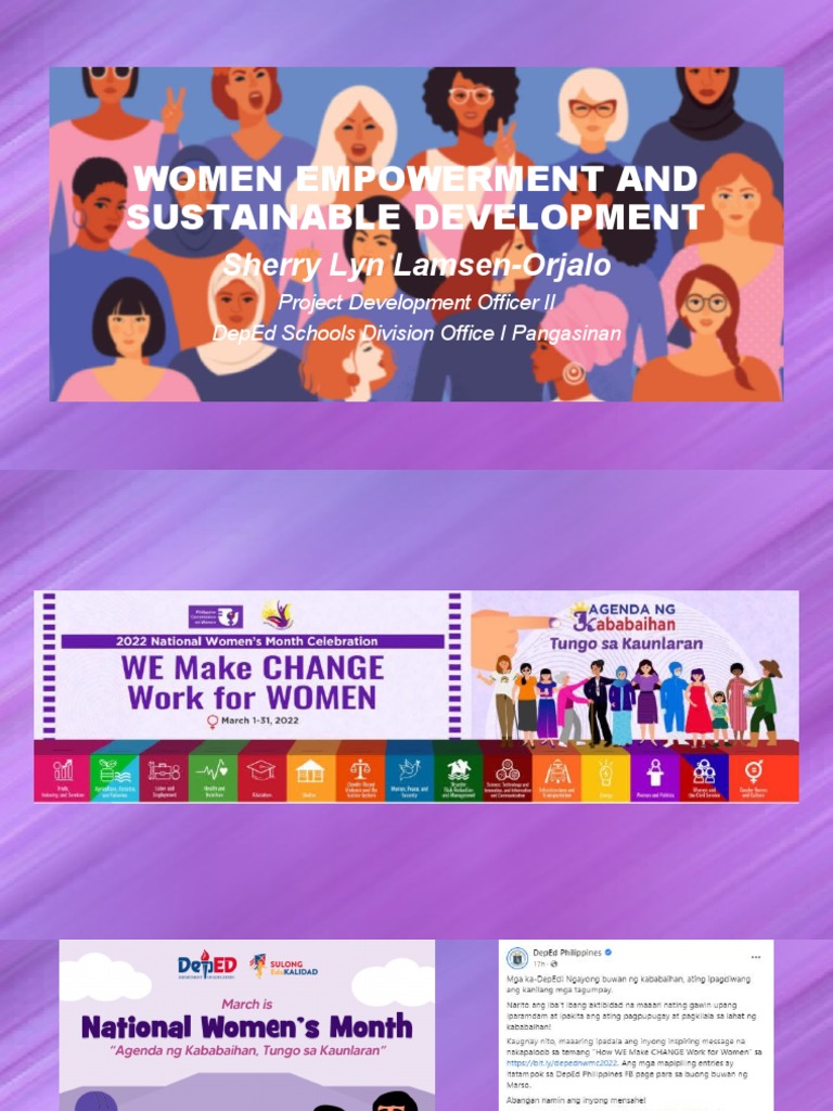 Women Empowerment and Sustainable Development | PDF | Discrimination ...