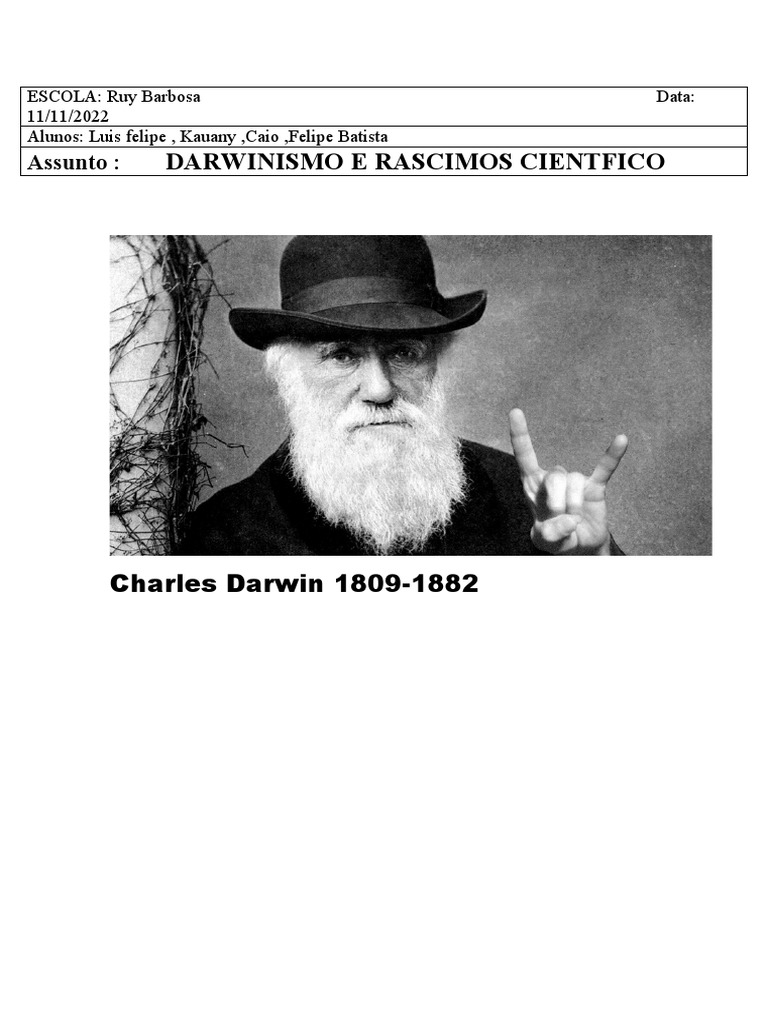 Darwinismo Social e Racismo Científico | PDF | Science
