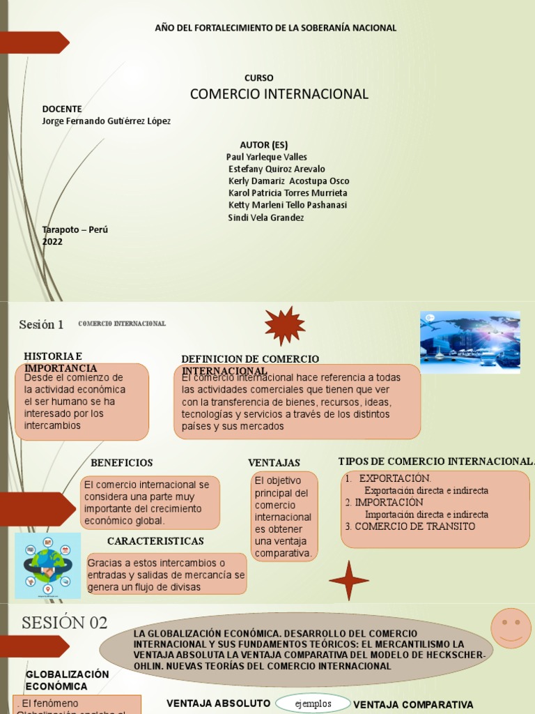 Comercio Internacional: Historia y Teorías | PDF | Comercio | El ...