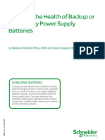 WP Verifying The Health of Backup or Emergency Power Supply Batteries