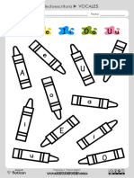 0 Fichas Lectoescritura Montessori Recursosep Vocales Imprenta