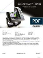 GPSMAP 400 500 Series OM ES