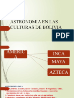 Astronomia en Las Culturas de Bolivia