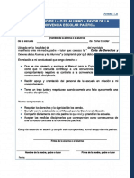 Compromiso de La O El Alumno A Favor de La Convivencia Escolar Pacífica