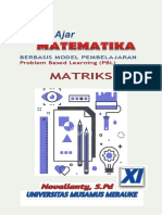 Materi Ajar Matriks Kelas Xi
