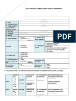 Docente fortalecido con el programa