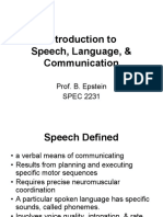 Lecture 1 Intro To Speech Language Communication