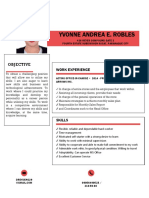 Yvonne Robles RESUME