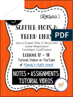 Scatter Plots & Trend Lines: Algebra 1