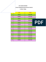 Jadual Kelas Tambahan Bahasa Melayu Tahun 6