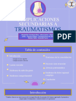 Seminario de Complicaciones Secundarias A Traumatismos