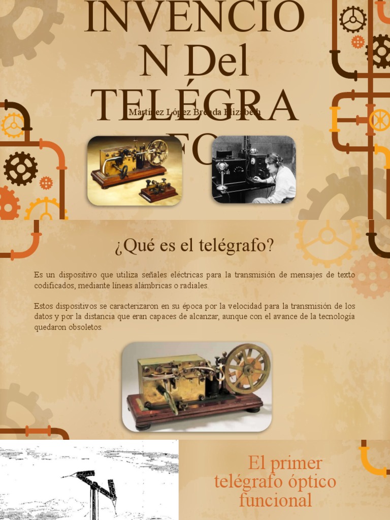 Invención Del Telégrafo | PDF | Telegrafía | Telecomunicaciones