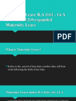 Maternity and Paternity Leave Expansions