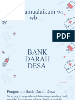 Panduan Bank Darah Desa Dan Donor Darah