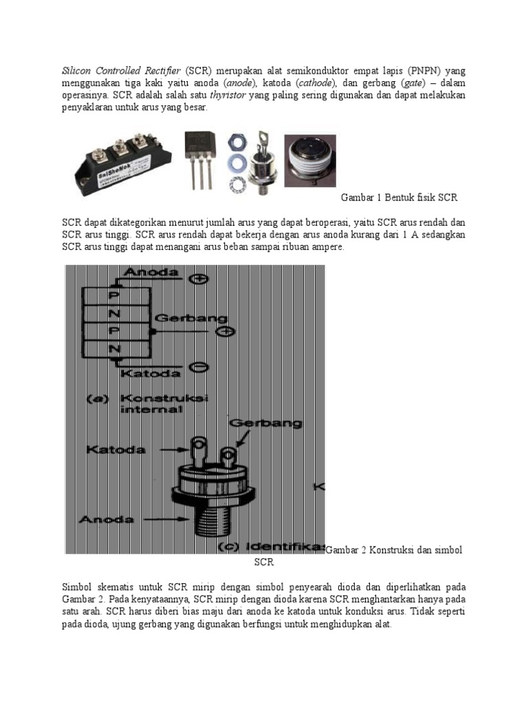 Silicon Controlled Rectifier | PDF