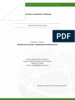 YJuárez - Reporte de Citología y Organografía Microscópica.