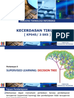 (AI) Pertemuan 5 - Supervised Learning (Decision Tree)