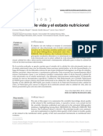 (Revisión) : La Calidad de Vida y El Estado Nutricional