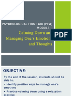 ACTIVITY Psychological First Aid PFA