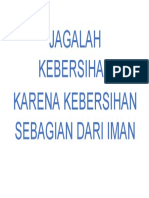 Jagalah Kebersihan