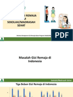 Program Gizi Remaja DLM Sekolah Madrasah Sehat