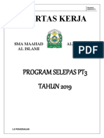 Contoh KERTAS KERJA PROGRAM SELEPAS PT3