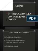 Introduccion A La Contabilidad de Costos