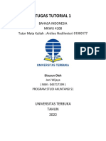 Tugas Tutorial 1 - Bahasa Indonesia - Cover