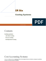 Chapter Six: Costing Systems