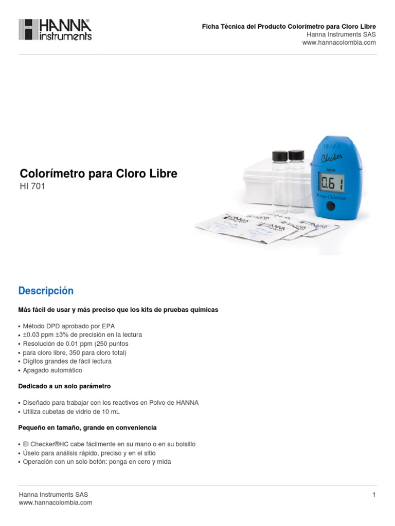 Colorimetro FT | PDF | Materiales transparentes | Química