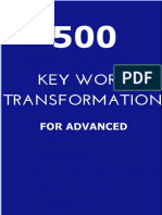 500 Word Form Transformation Exercises For Advanced