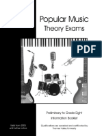 Popular Theory of Music Grade 1 To 8 All in One