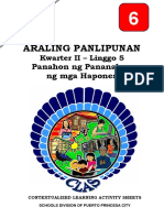 AP6 - q2 - CLAS5 - PanahonngPananakopngmgaHapones - v4 - For RO-QA