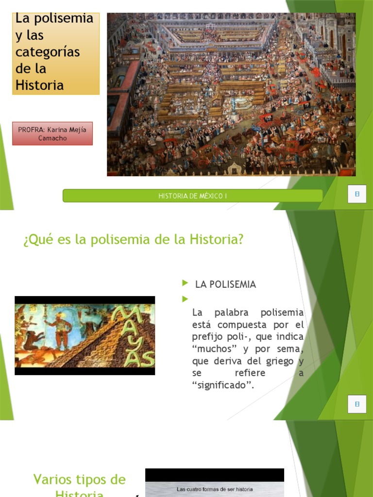 La Polisemia y Las Categorías de La Historia (Recuperado) (Autoguardado