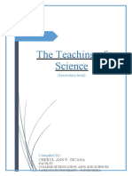 Learning Guide 1 Nature, Aims and Objectives of Teaching Science