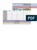 Bill of Quantities-Concrete-Columns