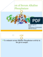 Estimation of Serum Alkaline Phosphatase: Shalaka Agarwal Tutor Department of Biochemistry BMCRI, Palanpur