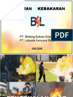 Materi Pemadaman Kebakaran BSL
