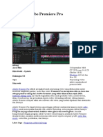 Definisi Adobe Premiere Pro