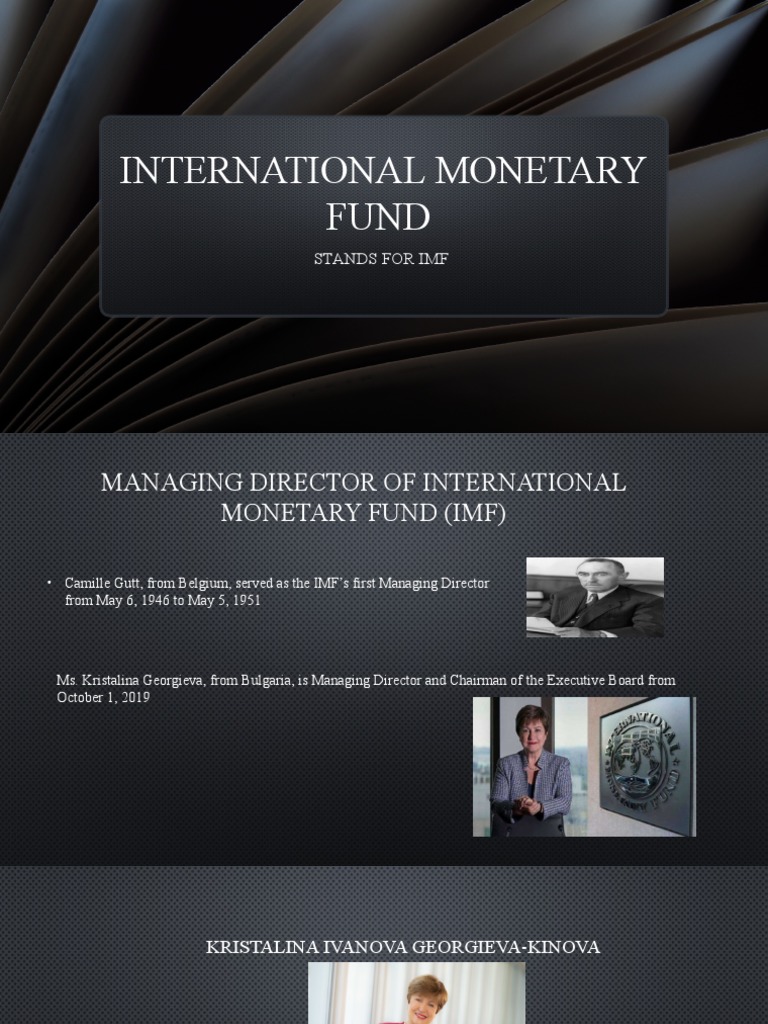 Imf Presentation | PDF | Politics | Travel
