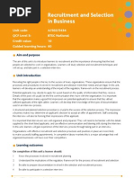 Download Unit 13 Recruitment and Selection in Business by Alex Boyce SN60623707 doc pdf
