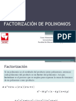 Factorización de Polinomios