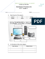 Substitution Worksheet 5